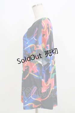 画像2: ACDC RAG / プリントTシャツ  黒 H-25-09-01-059-PU-TO-KB-ZH