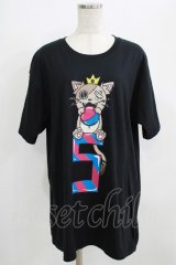 NieR Clothing / プリント半袖CUTSEW XL 黒 H-25-09-01-060-PU-TO-KB-ZT374