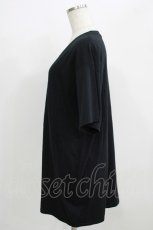 画像2: 【SALE】NieR CLOTHING / プリント半袖CUTSEW XL 黒 H-25-09-01-060-PU-TO-KB-ZT374 (2)