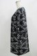 画像2: NieR Clothing / ロゴ総柄カットソー  黒×白 H-25-09-01-061-PU-TS-KB-ZH (2)