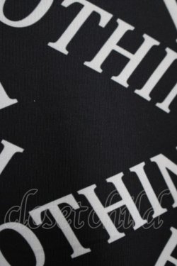 画像4: NieR Clothing / ロゴ総柄カットソー  黒×白 H-25-09-01-061-PU-TS-KB-ZH