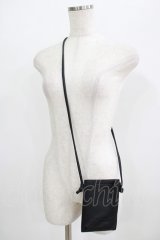Candy Stripper / スマホショルダーバッグ　  ブラック H-25-09-01-065-PU-BG-KB-ZH