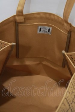 画像2: Q-pot. / ビスケット トートバッグ  ブラウン H-25-09-01-066-QP-BG-KB-ZH