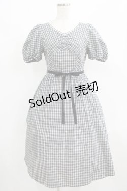 画像1: MILK / Tressy dress  ブラックチェック H-25-09-01-071-ML-OP-KB-ZH