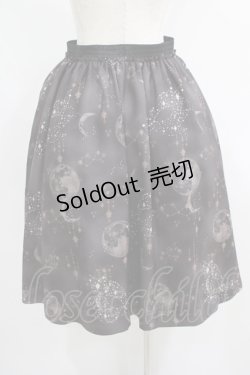 画像3: elements,H / moon printスカート  ブラック H-25-09-01-013-PU-SK-KB-ZH