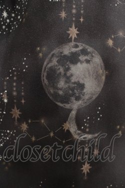画像4: elements,H / moon printスカート  ブラック H-25-09-01-013-PU-SK-KB-ZH