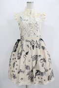 elements,H / ANTIQUE MOTIFワンピース  ベージュ H-25-09-01-021-PU-OP-KB-ZH