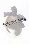 MILK / Ribbonカチューシャ  黒 H-25-09-02-1001-ML-AC-KB-ZH