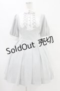 ATELIER PIERROT / Haunted Doll Dress  グレー×ホワイト H-25-09-02-1039-EL-OP-KB-ZH