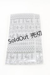 Candy Stripper / プリントタイツ  ノルディック/グレー H-25-09-02-1007-PU-ZA-KB-ZH