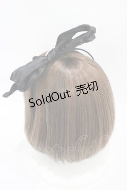 画像2: MILK / Ribbonカチューシャ  黒 H-25-09-02-1001-ML-AC-KB-ZH