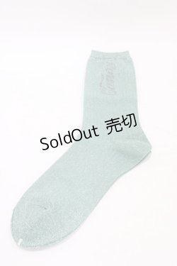 画像1: Candy Stripper / CANDY LAME RIB SOCKS  ライトグリーン H-25-09-02-1010-PU-ZA-KB-ZH