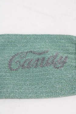 画像2: Candy Stripper / CANDY LAME RIB SOCKS  ライトグリーン H-25-09-02-1010-PU-ZA-KB-ZH