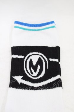 画像2: MILKBOY / Arrow socks  白×黒 H-25-09-02-1015-MB-ZA-KB-ZH