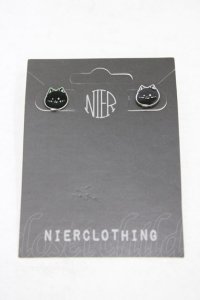 NieR Clothing / STAINLESSシエルピアス  シルバー H-25-09-02-1022-PU-AC-KB-ZH