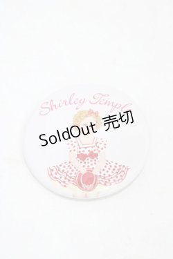 画像1: Shirley Temple / 缶バッジ  ピンク H-25-09-02-1023-ET-ZA-KB-ZH