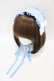画像6: MILK / Poupeeワンピース＆ヘッドドレス  サックスギンガム H-25-09-02-1035-ML-OP-KB-ZH