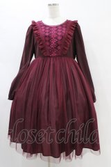 Vallee lys / "Frost Crystals"ワンピース  ワイン H-25-09-02-1038-0-OP-KB-ZH