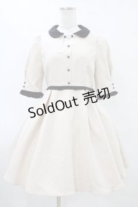 Rojita / ハートリングホワイトカラーワンピース Free ベージュ H-25-09-03-1032-LO-OP-NS-ZH