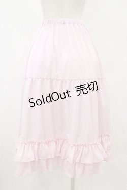 画像2: Chalmiere / ミディフリルペチスカート M ピンク H-25-09-03-1037-0-SK-NS-ZH