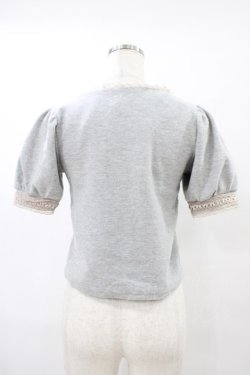 画像2: evelyn / パフスリーブトップス Free グレー H-25-09-03-1055-LO-TO-NS-ZH