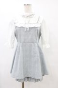 NOEMIE / レースヨークフリルセットアップ M ブルー H-25-09-03-1014-0-OP-NS-ZH
