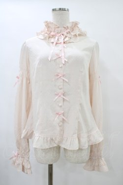 画像1: Angelic Pretty / ファンシー襟フリルブラウス Free ピンク H-25-09-03-1019-AP-BL-NS-ZH