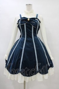 Angelic Pretty / エレガント別珍鳥籠ワンピース Free グリーン H-25-09-03-1020-AP-OP-NS-ZH