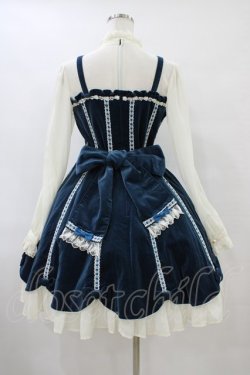 画像2: Angelic Pretty / エレガント別珍鳥籠ワンピース Free グリーン H-25-09-03-1020-AP-OP-NS-ZH