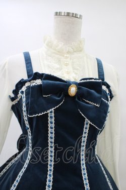 画像4: Angelic Pretty / エレガント別珍鳥籠ワンピース Free グリーン H-25-09-03-1020-AP-OP-NS-ZH