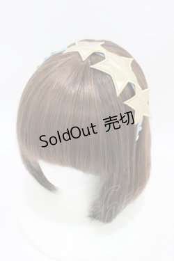 画像1: Angelic Pretty / Astrologyカチューシャ  サックス H-25-09-03-1004-AP-AC-NS-ZH