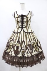 Angelic Pretty / カルテットショコラナポレオンジャンパースカート Free アイボリー H-25-09-03-1026-AP-OP-NS-ZH