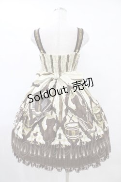 画像2: Angelic Pretty / カルテットショコラナポレオンジャンパースカート Free アイボリー H-25-09-03-1026-AP-OP-NS-ZH
