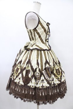 画像3: Angelic Pretty / カルテットショコラナポレオンジャンパースカート Free アイボリー H-25-09-03-1026-AP-OP-NS-ZH