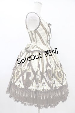 画像3: Angelic Pretty / カルテットショコラナポレオンジャンパースカート Free アイボリー H-25-09-03-1026-AP-OP-NS-ZH