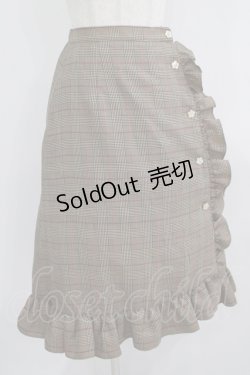 画像1: MILK / ブラウニースカート  ブラウングレンチェック H-25-09-04-038-ML-SK-KB-ZH