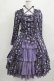 画像1: ATELIER PIERROT / Rosy Bouquet Dress size1 パープル H-25-09-04-005-EL-OP-NS-ZH (1)