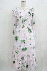 MILK / Lily bell long Dress  ベビーピンク H-25-09-04-043-ML-OP-KB-ZH