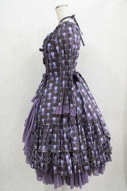 画像2: ATELIER PIERROT / Rosy Bouquet Dress size1 パープル H-25-09-04-005-EL-OP-NS-ZH
