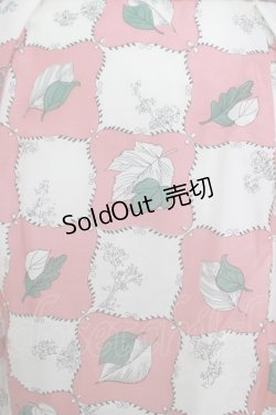 画像4: Jane Marple Dans Le Salon / ニットとWinter leafのドレス  グレー×ピンク H-25-09-04-044-JM-OP-KB-ZH