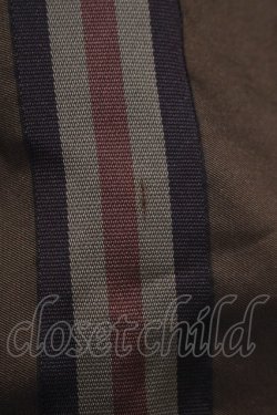 画像4: Jane Marple Dans Le Salon / Old England stripe painter's dress M ブラウン H-25-09-04-047-JM-OP-KB-ZH