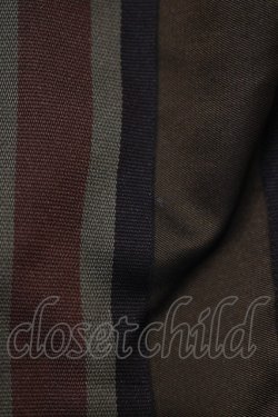 画像5: Jane Marple Dans Le Salon / Old England stripe painter's dress M ブラウン H-25-09-04-047-JM-OP-KB-ZH