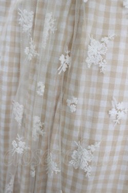 画像4: Jane Marple Dans Le Salon / チュールレイヤードドレス  ベージュ×オフホワイト H-25-09-04-048-JM-OP-KB-ZH