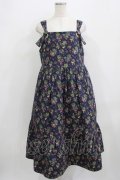 Jane Marple / FOREST DELIGHTSマトラッセドレス  ネイビー H-25-09-04-049-JM-OP-KB-ZH