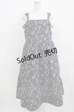 画像1: Jane Marple / FOREST DELIGHTSマトラッセドレス  ネイビー H-25-09-04-049-JM-OP-KB-ZH