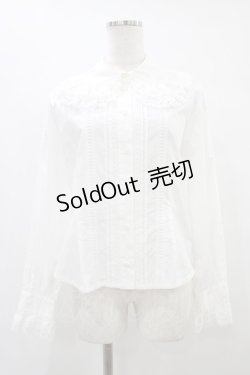 画像1: BABY,THE STARS SHINE BRIGHT / ２重襟袖ピンタックブラウス Free オフ H-25-09-04-1035-BA-BL-NS-ZH