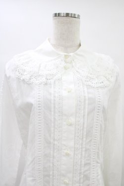 画像4: BABY,THE STARS SHINE BRIGHT / ２重襟袖ピンタックブラウス Free オフ H-25-09-04-1035-BA-BL-NS-ZH