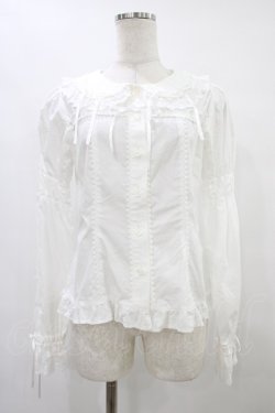 画像1: BABY,THE STARS SHINE BRIGHT / Ribbon Ribbon dropブラウス Free オフ H-25-09-04-1036-BA-BL-NS-ZH