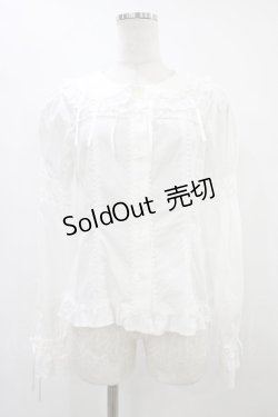 画像1: BABY,THE STARS SHINE BRIGHT / Ribbon Ribbon dropブラウス Free オフ H-25-09-04-1036-BA-BL-NS-ZH