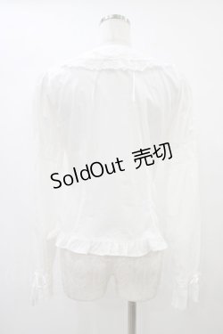 画像2: BABY,THE STARS SHINE BRIGHT / Ribbon Ribbon dropブラウス Free オフ H-25-09-04-1036-BA-BL-NS-ZH